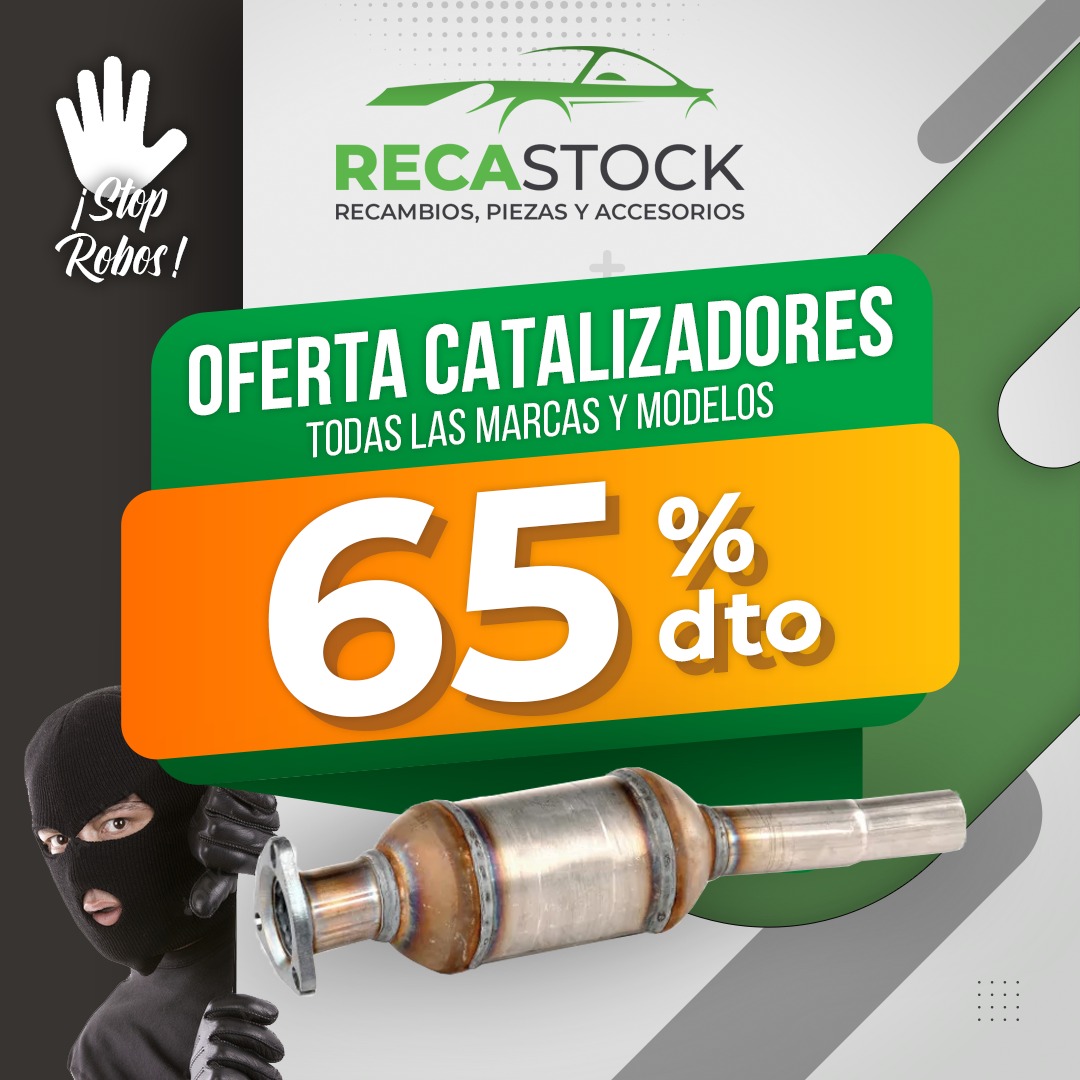 Oferta catalizadores 65% dto